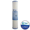 20 x 4.5 Pleated Polyester Sediment Water Filter 6 Pack I451161