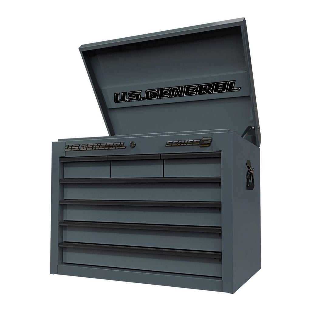 27 in. x 22 in. Slate Gray Top Chest W639