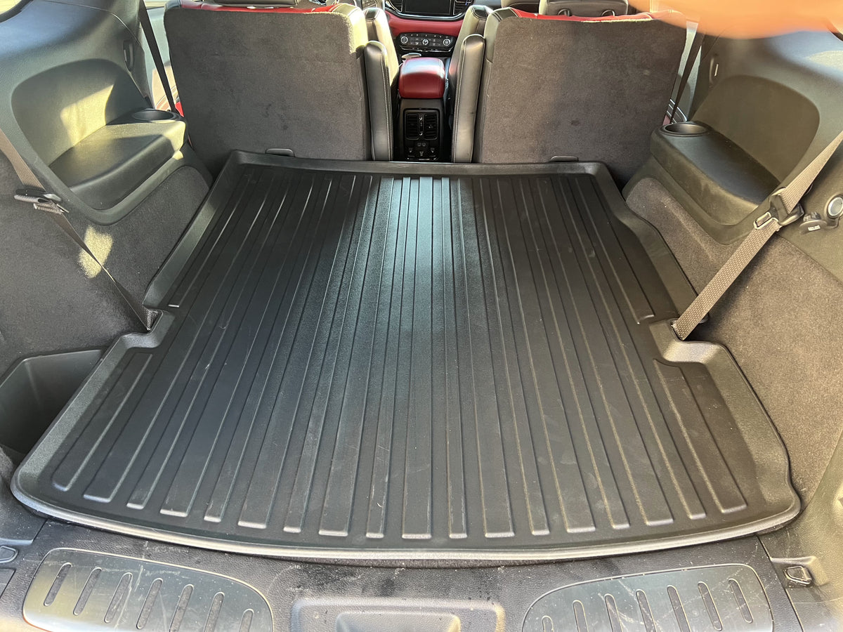 Black 3D Shaped Custom Fit Cargo Mat for Dodge Durango A348195