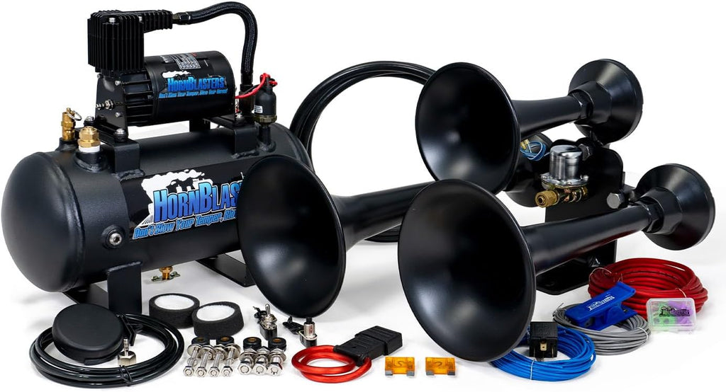 Black 1.5 Gallon 120PSI Train Horn Kit D873