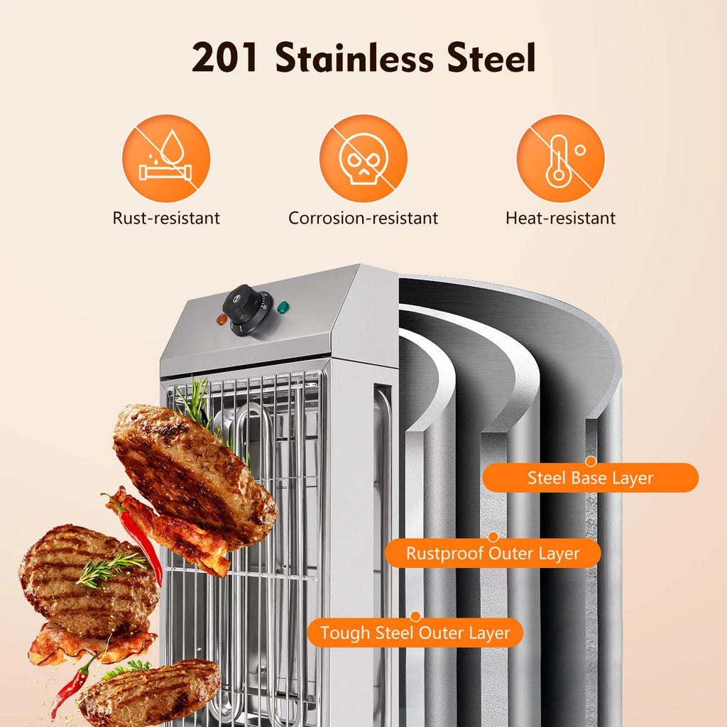 Portable Electric Grill Smokeless Adjustable Temperature H853