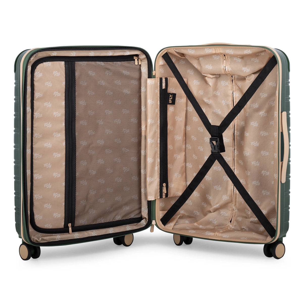 Hardside 2-Piece Set 20" Carry-on and 28" Checked Luggage W14606