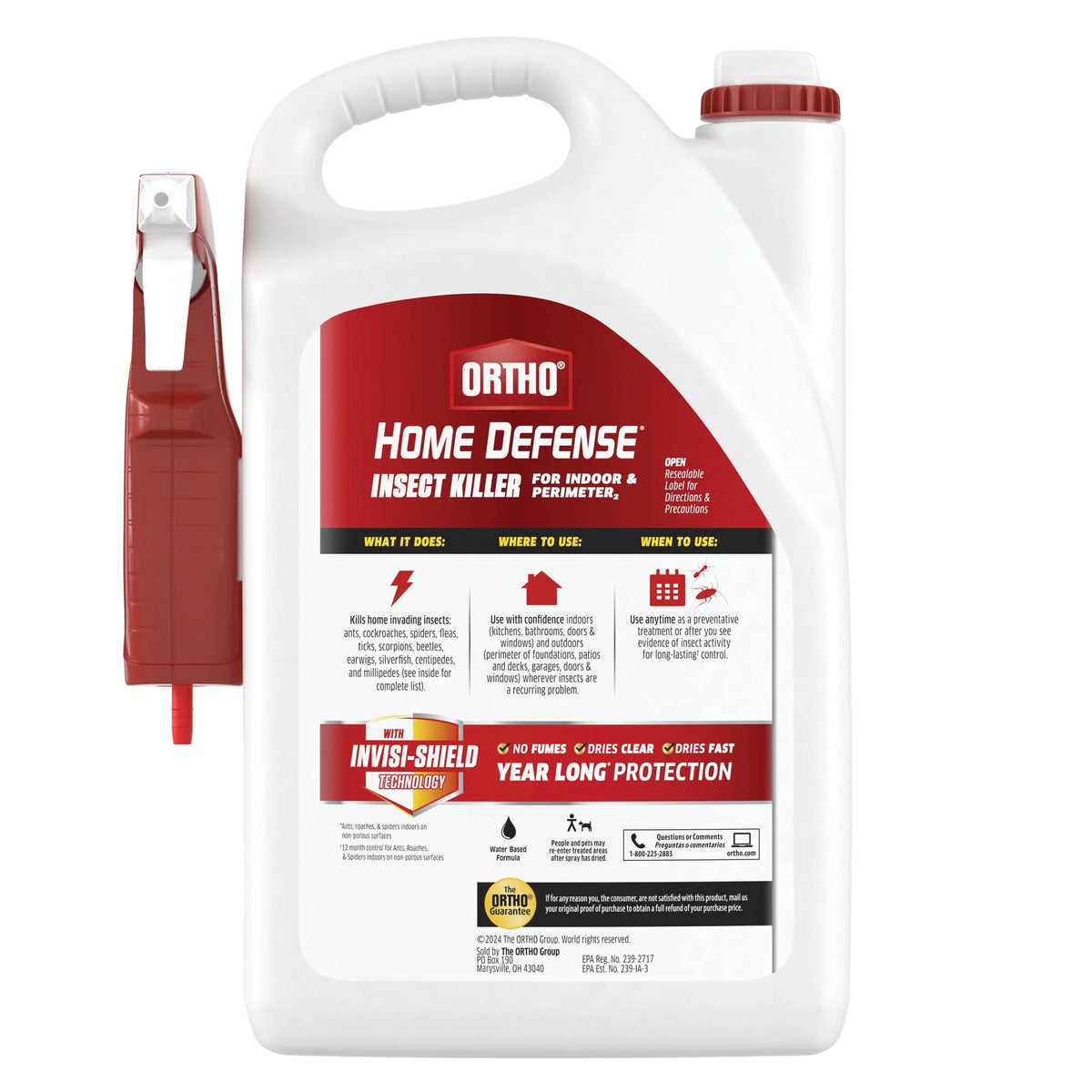 Insect Killer for Indoor & Perimeter, 1 gal. D65197