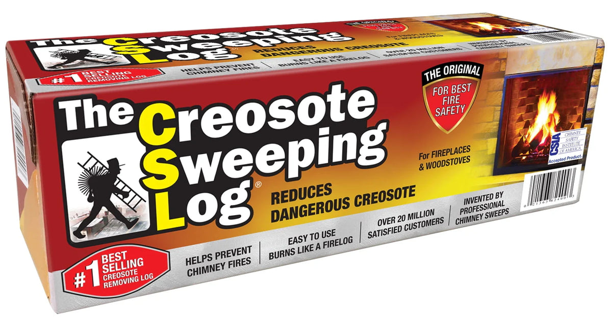 Creosote Sweeping Log for Fireplaces and Woodstoves H933