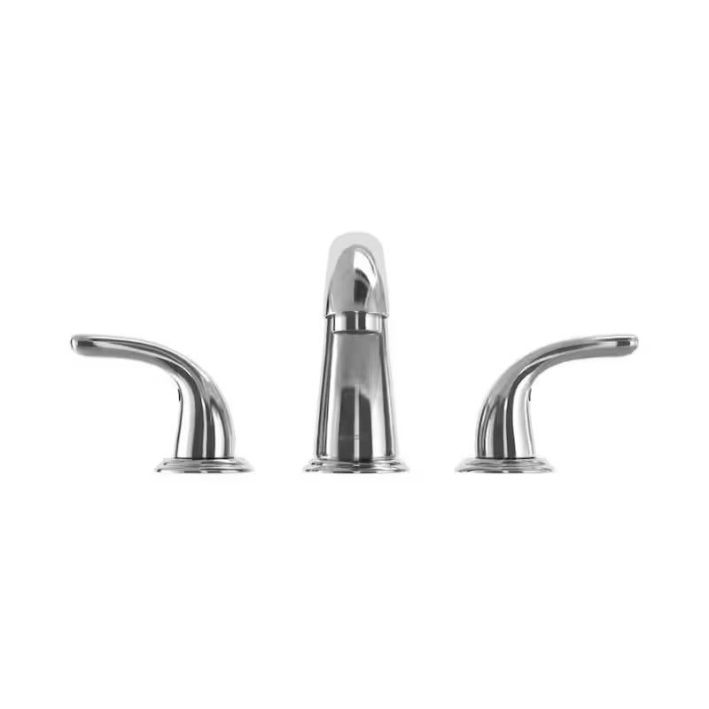 8 in. Widespread Double-Handle High-Arc Bathroom Faucet in Polished Chrome G131