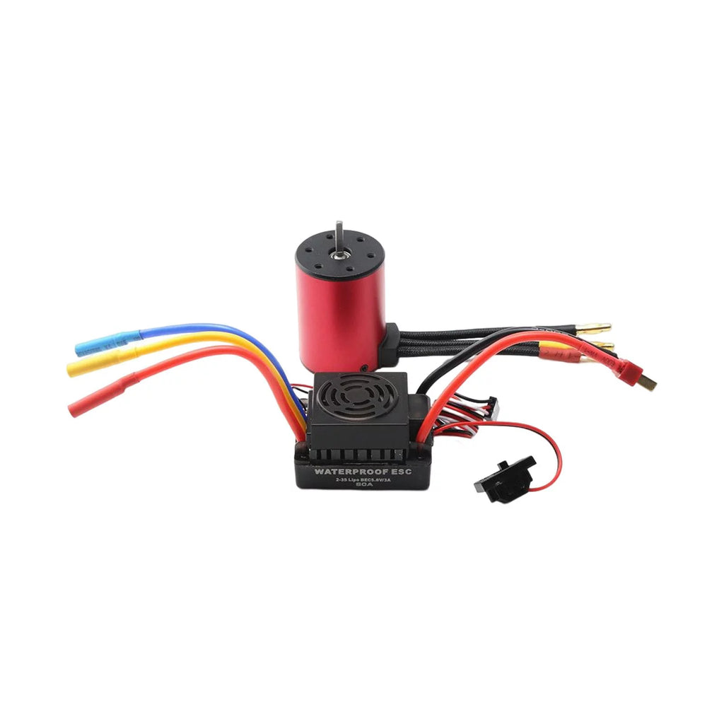 Waterproof Brushless Motor 60A ESC 50Mmx36mm 4 Poles 2300kv A457