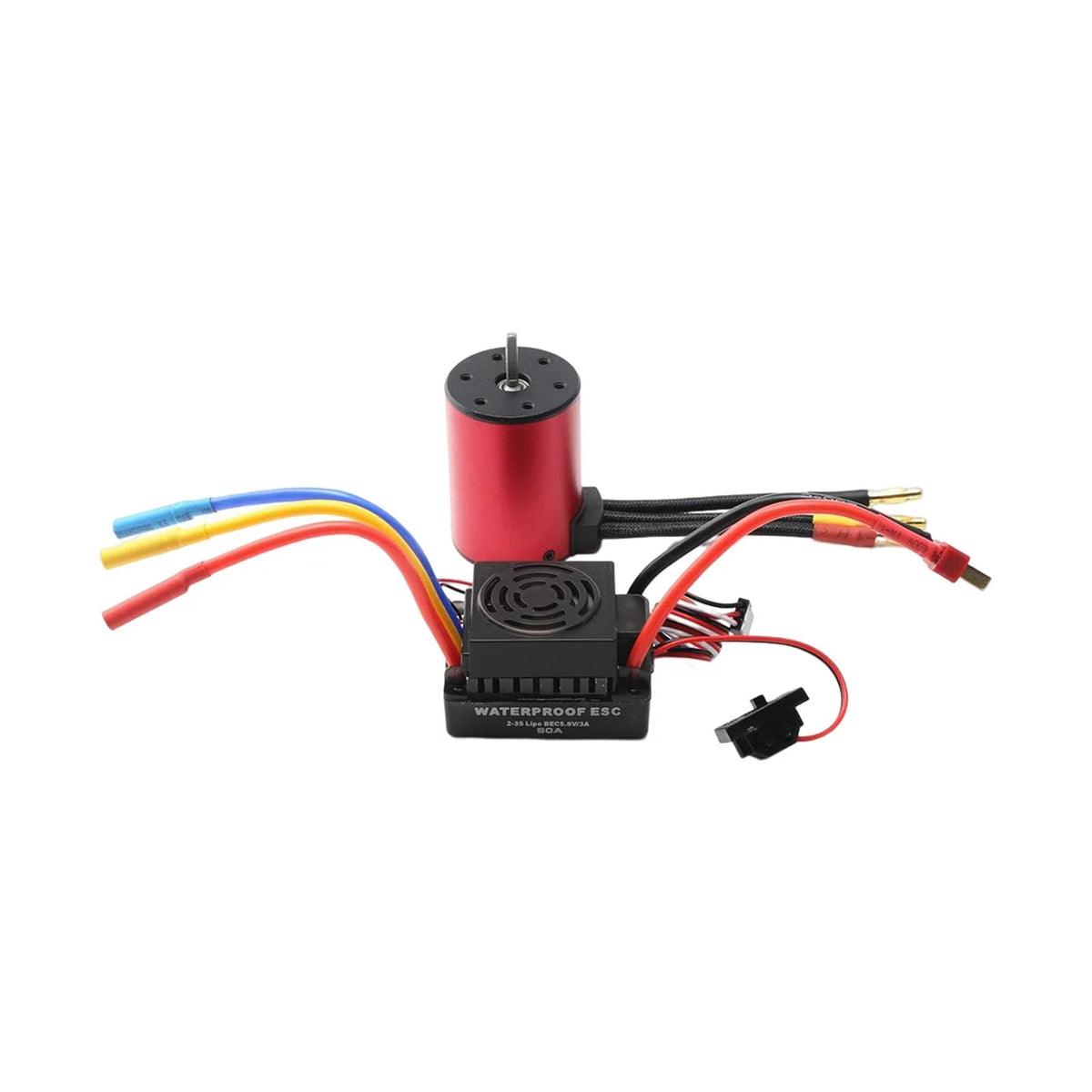 Waterproof Brushless Motor 60A ESC 50Mmx36mm 4 Poles 2300kv A457