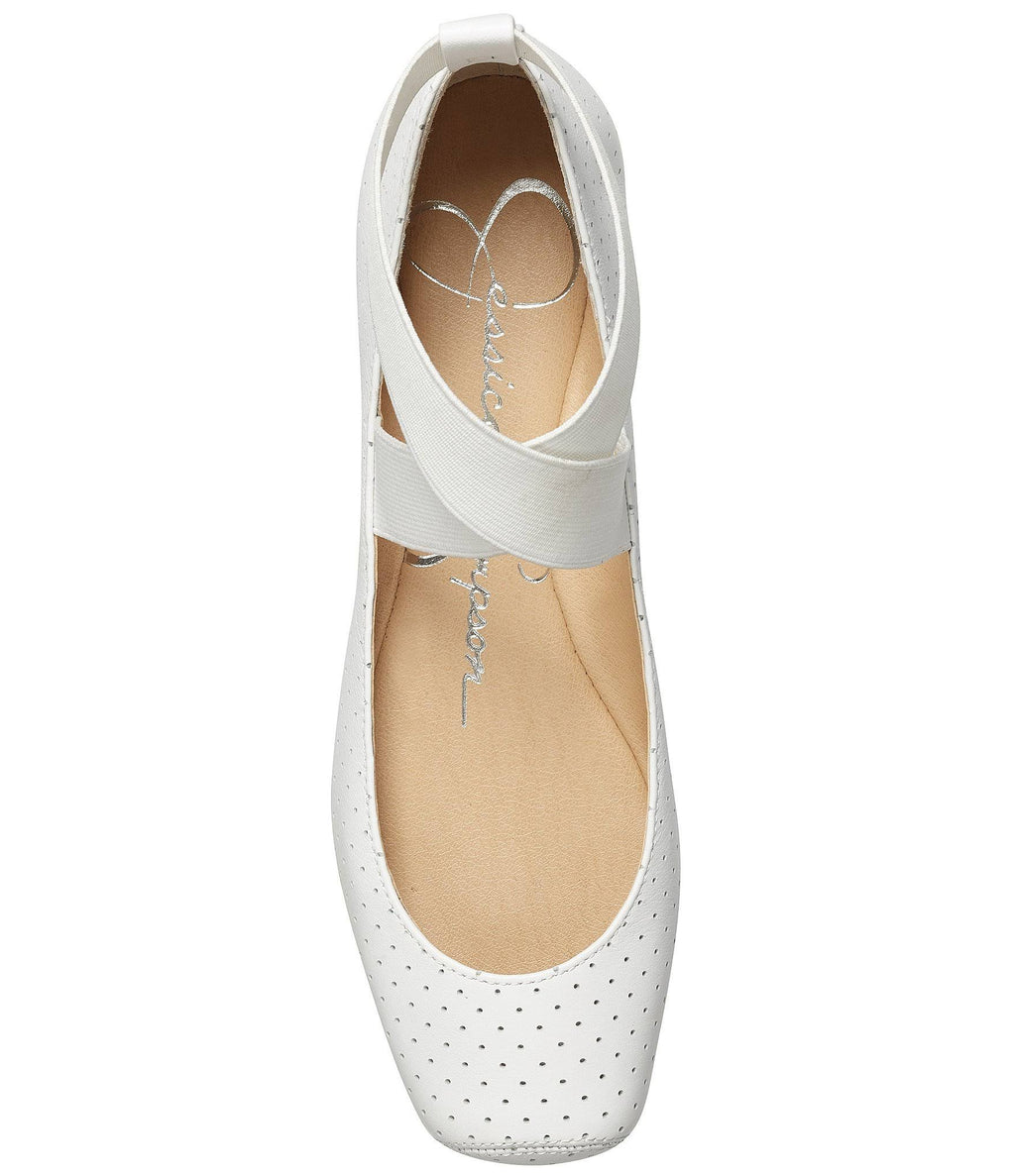 White Ballet Flat Size 9 Y40554