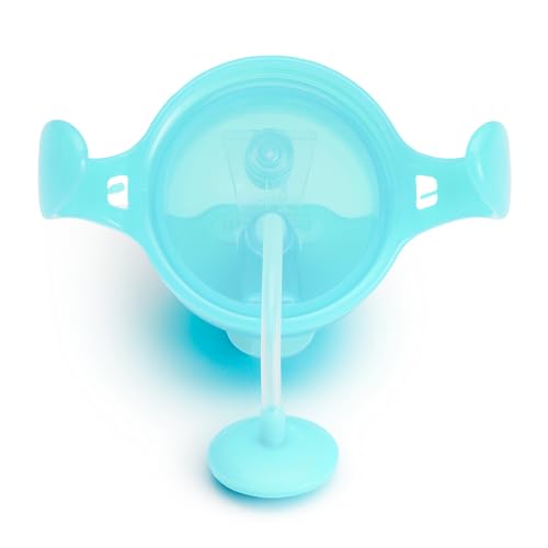 7 Ounce 2 Pack Blue/Green Weighted Straw Sippy Cup R906702