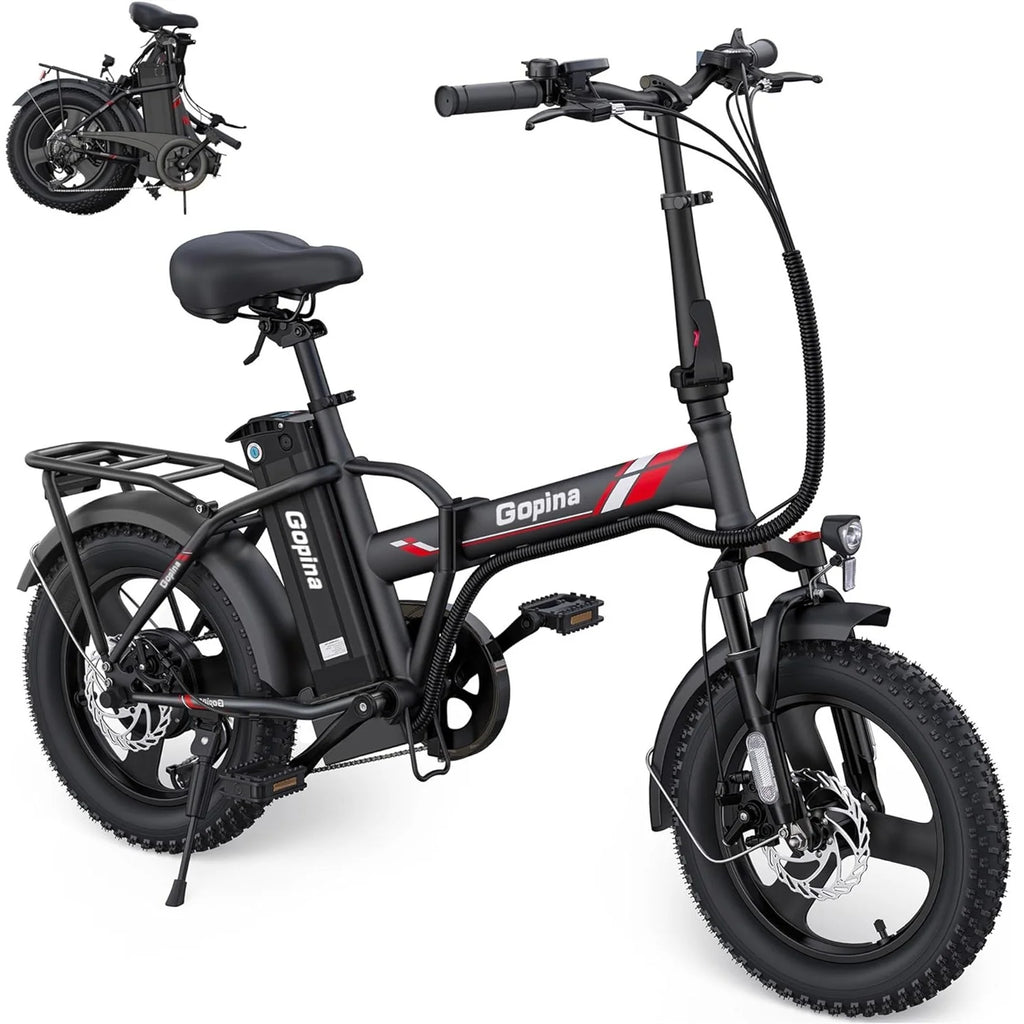 350W Fat Tire Folding Electric Bike V82590