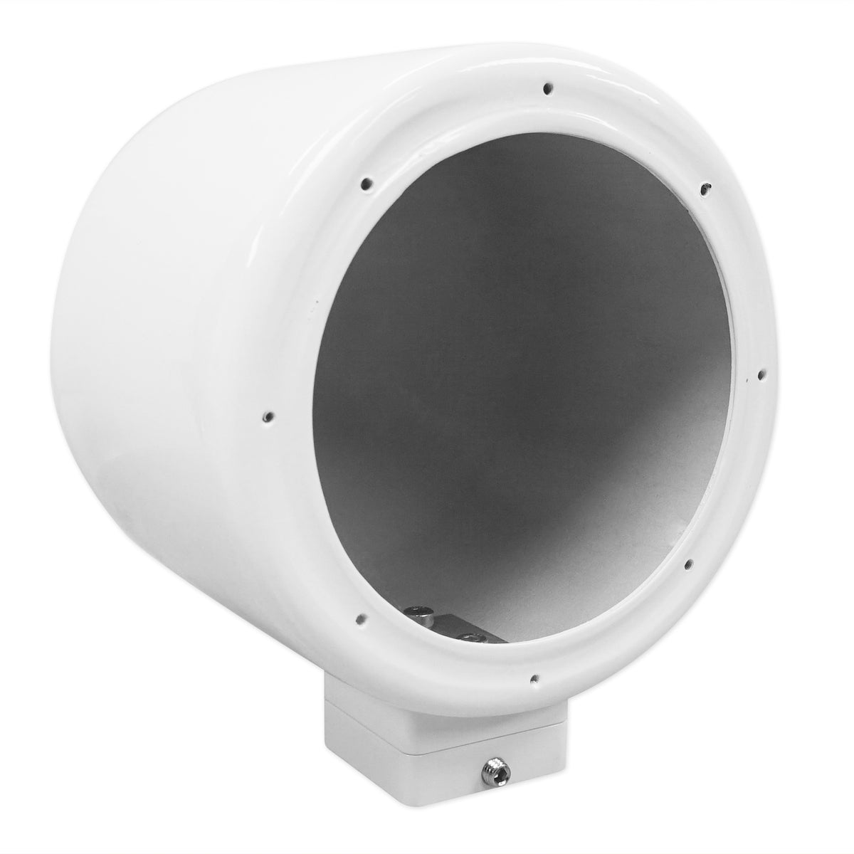 5.25" 360° Swivel White Aluminum Surface Mount Speaker Pods U396027
