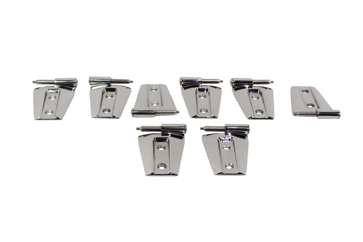 Bare Grey Door Hinge Set 8 Pieces E9174