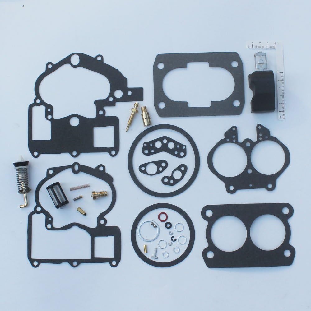 Carburetor Repair Rebuild Kit for 2 Barrel Rochester Carburetor with Float O57405
