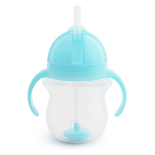 7 Ounce 2 Pack Blue/Green Weighted Straw Sippy Cup R906702