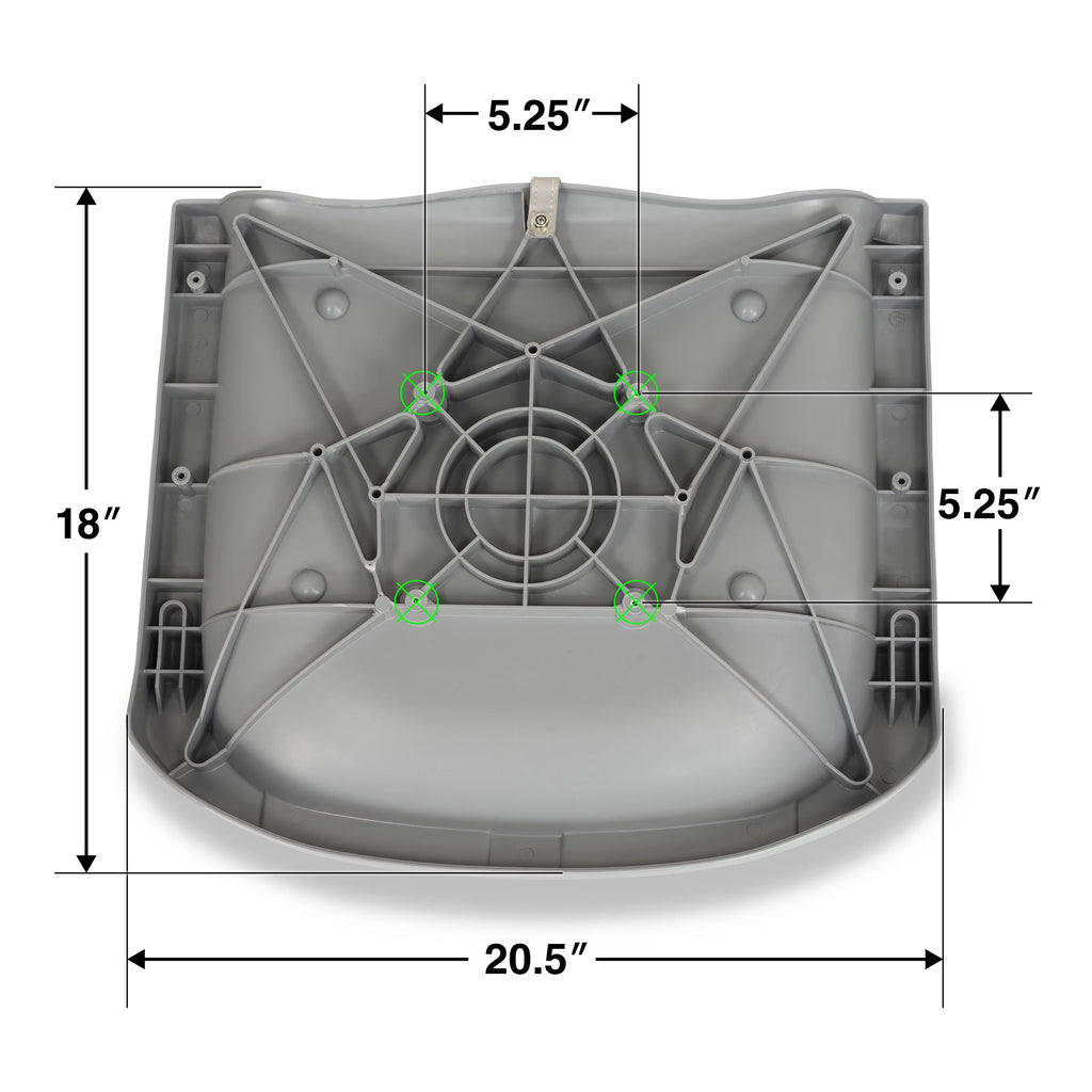 Gray Folding Boat Fishing Seat W65245