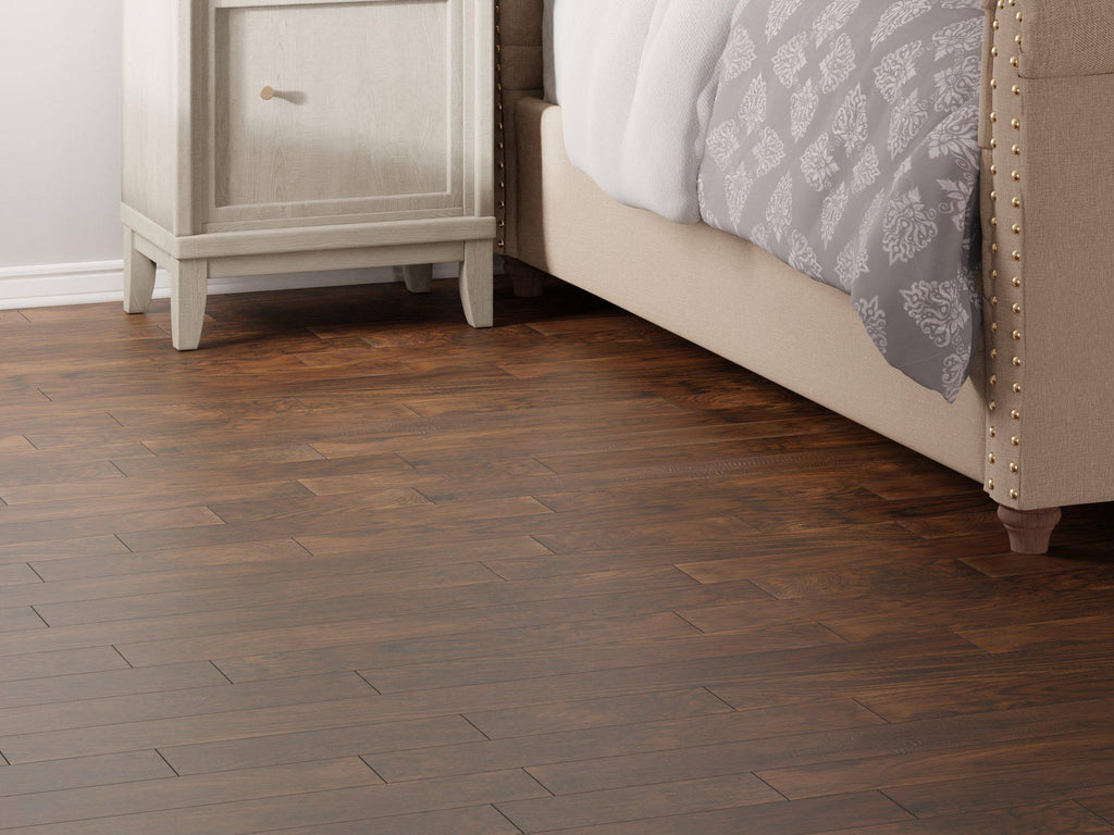 Medium Brown Hickory Locking Engineered Hardwood B52922