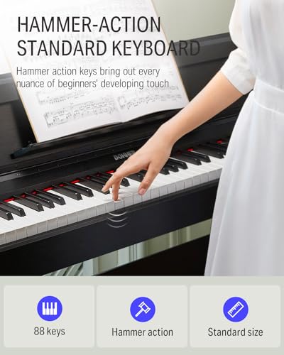 88 Key Weighted Digital Piano with Three Pedals Y887051