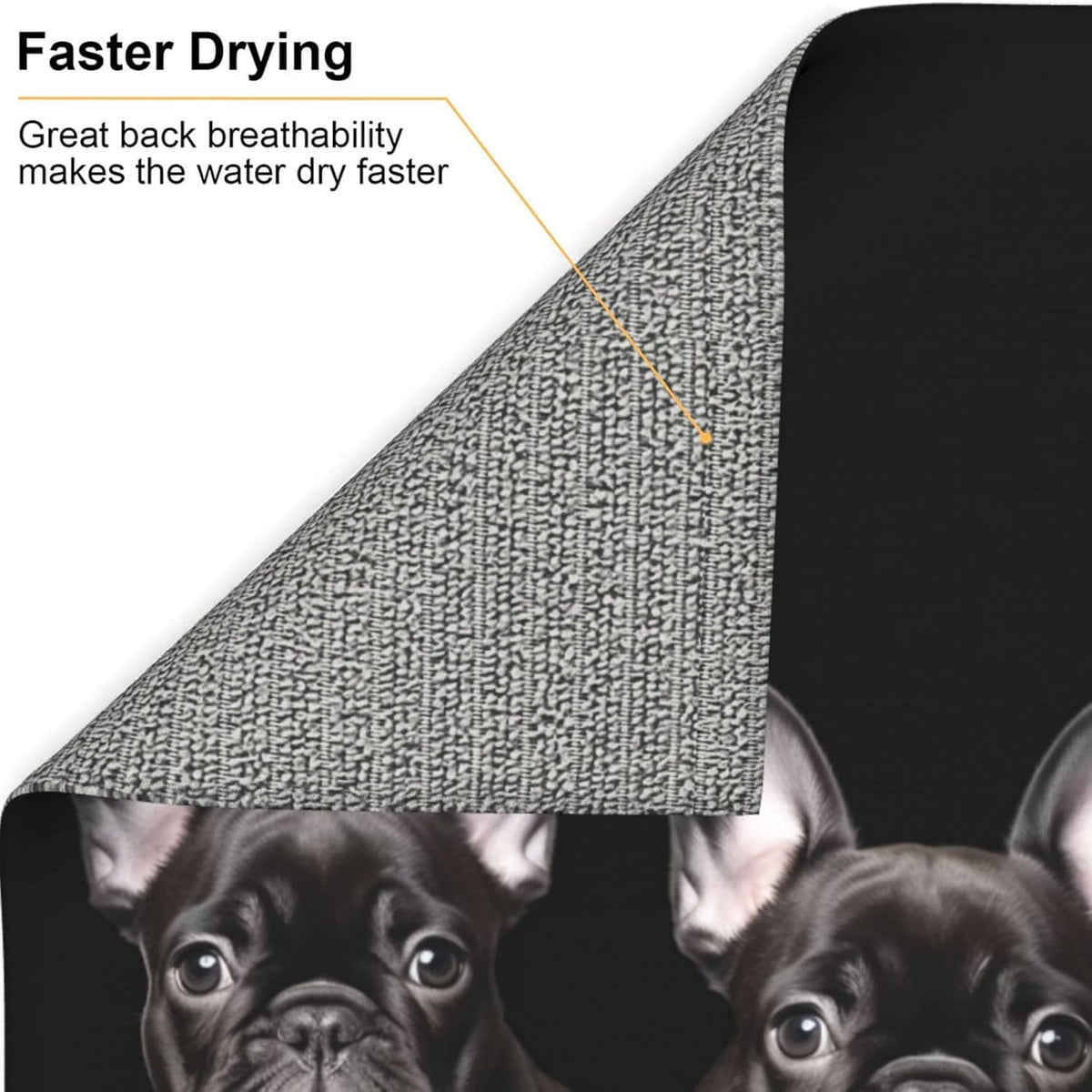 Microfiber Dish Drying Mat 16" X 18" Y3020