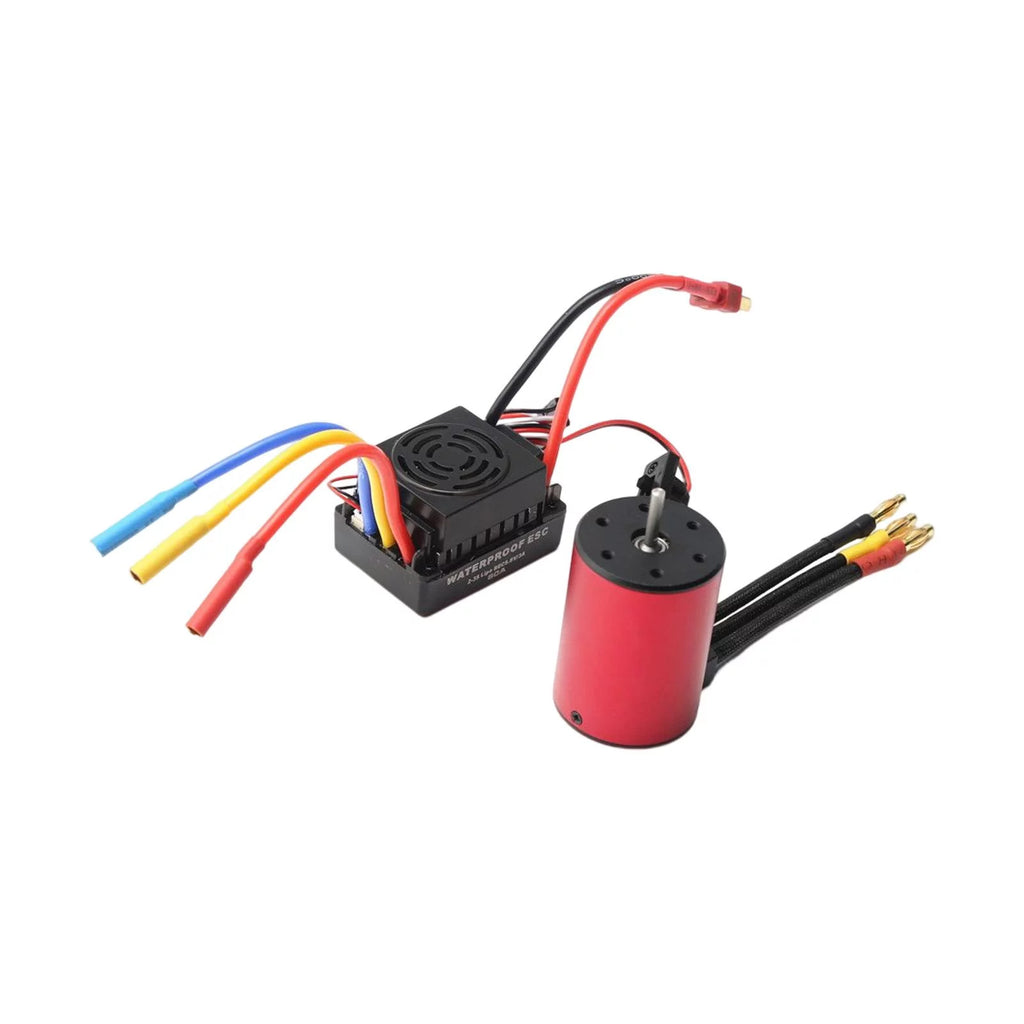 Waterproof Brushless Motor 60A ESC 50Mmx36mm 4 Poles 2300kv A457
