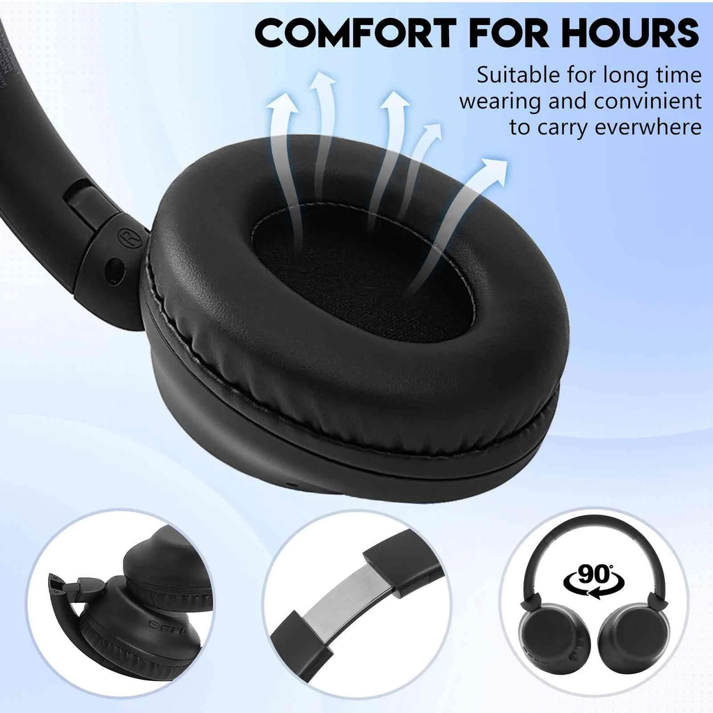 Wireless Bluetooth Over The Ear Headphones with Mic T2964