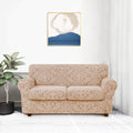 Jacquard Damask Loveseat Couch Cover F599