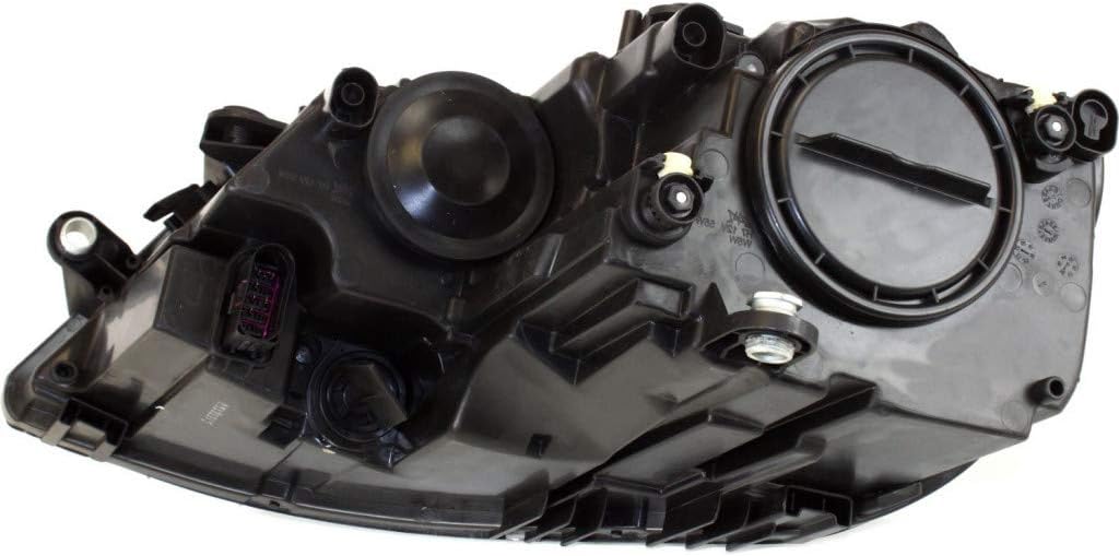 Pair Black Housing Headlight for Volkswagen Jetta 2011-2016 P7536