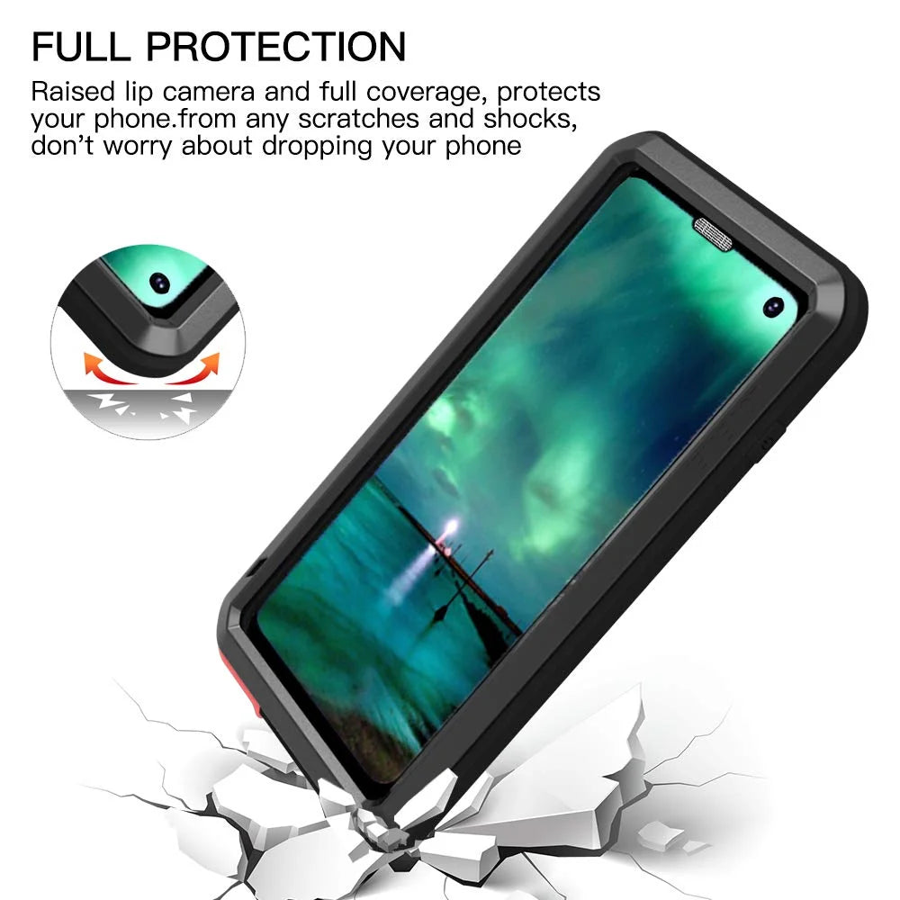 Heavy Duty Aluminum Metal Case for Samsung Galaxy Note 10 G493
