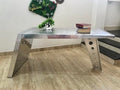 Silver Aluminum Desk (64 Inches) F3454