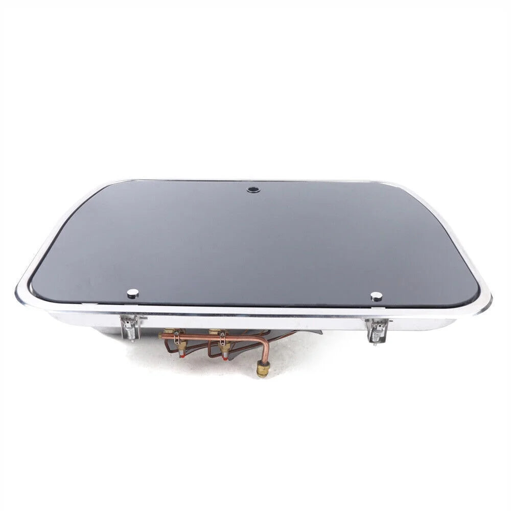 2 Burner LPG Gas Stove Hob Sink Combo Cooktop N613