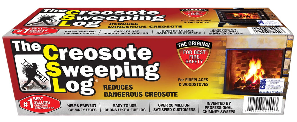 Creosote Sweeping Log for Fireplaces and Woodstoves H933