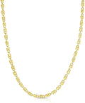 10k Yellow Gold 3mm Solid Turkish Rope Chain Necklace N67523