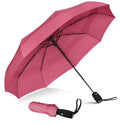 Pink Compact Automatic Travel Umbrella D659
