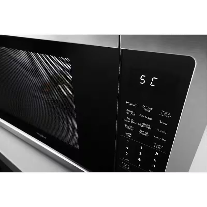 2.2 cu. ft. Black Stainless Countertop Microwave A145