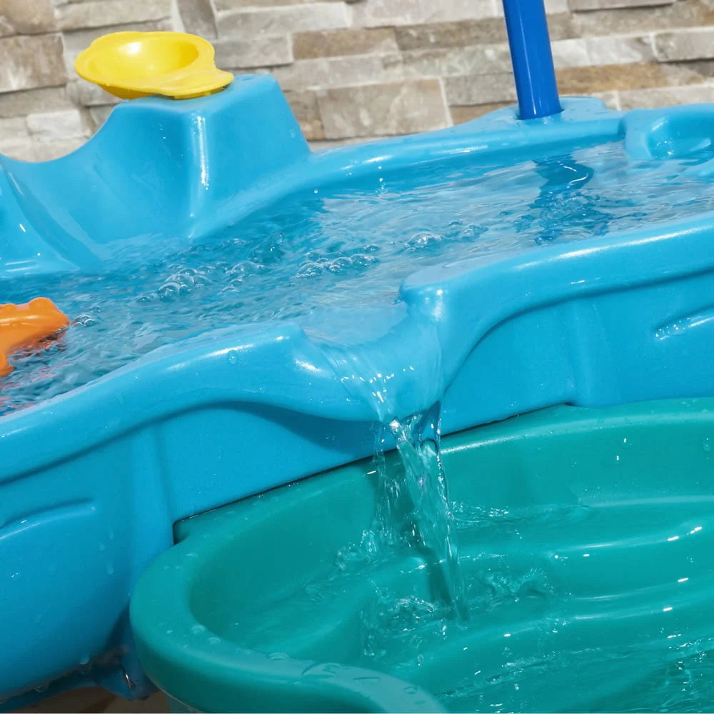 Blue Plastic Water Table with 10-piece Playset Q211860