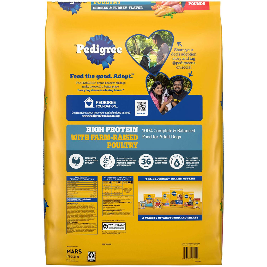 High Protein Chicken and Turkey Dry Dog Food N701337