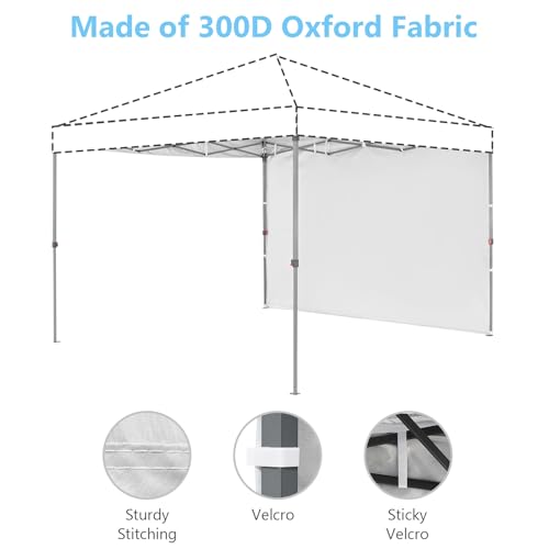 10x10 Canopy Tent with Sidewall Q917