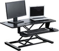 32 Inch Adjustable Height Standing Desk Converter Black J16352