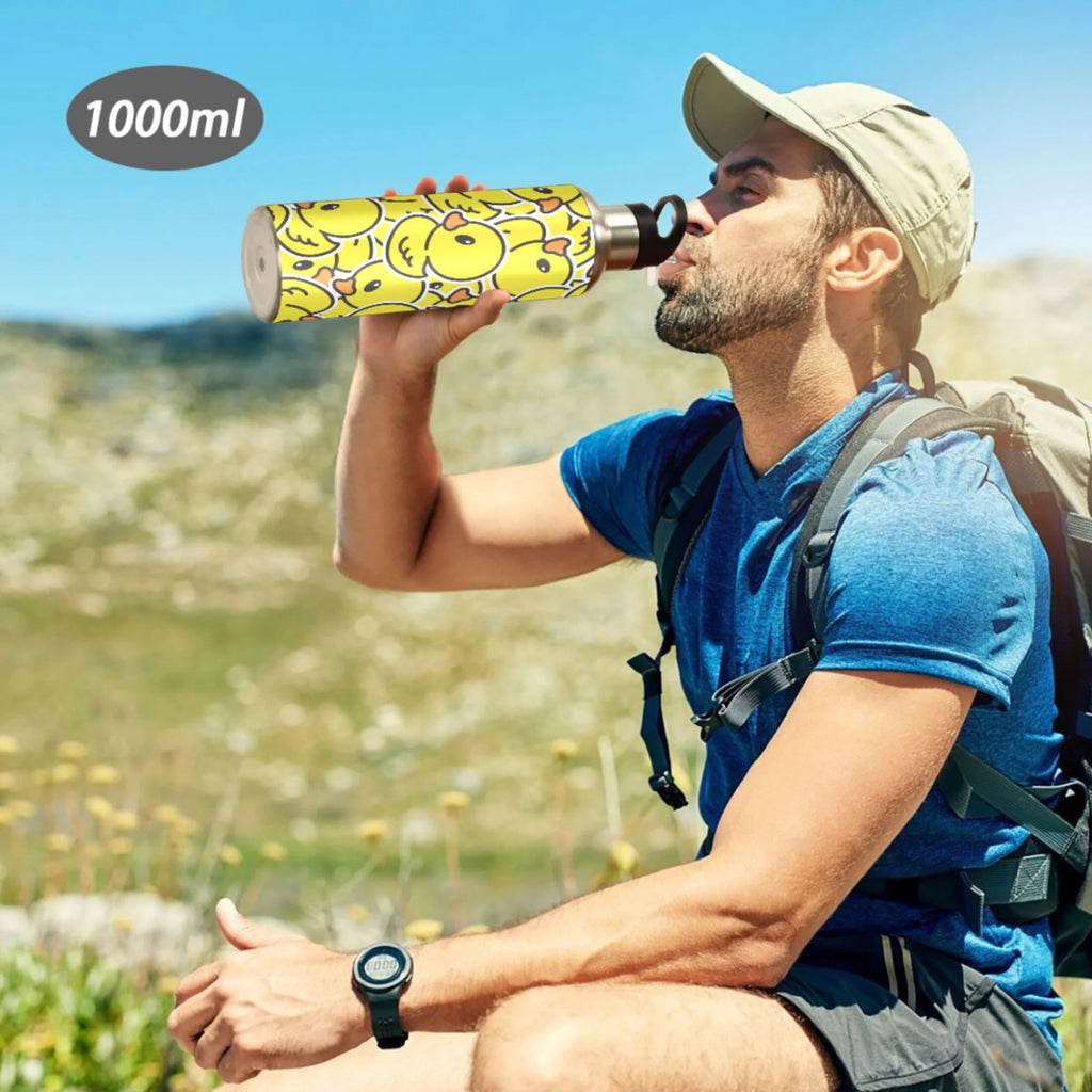 20 OZ Stainless Steel Water Bottle with Straw Lid R5666