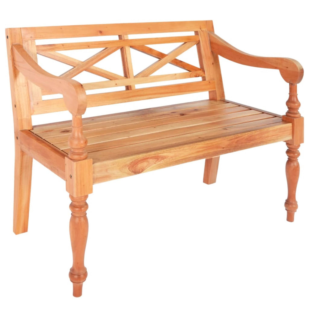 Solid Mahogany Wood Bench F985590
