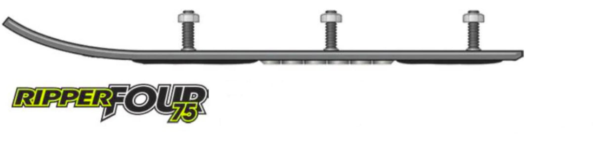 Ripper Wearbar and Carbides for SKI-DOO FORMULA MACH Z 1993-1995 X104