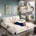 Queen Size Velvet Convertible Sleeper Sofa P71753