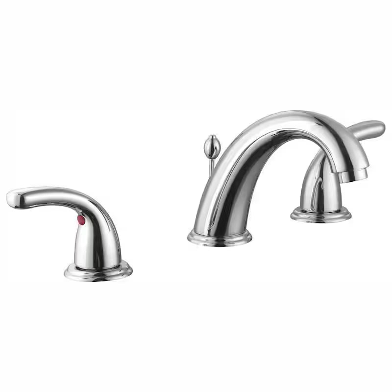8 in. Widespread Double-Handle High-Arc Bathroom Faucet in Polished Chrome G131