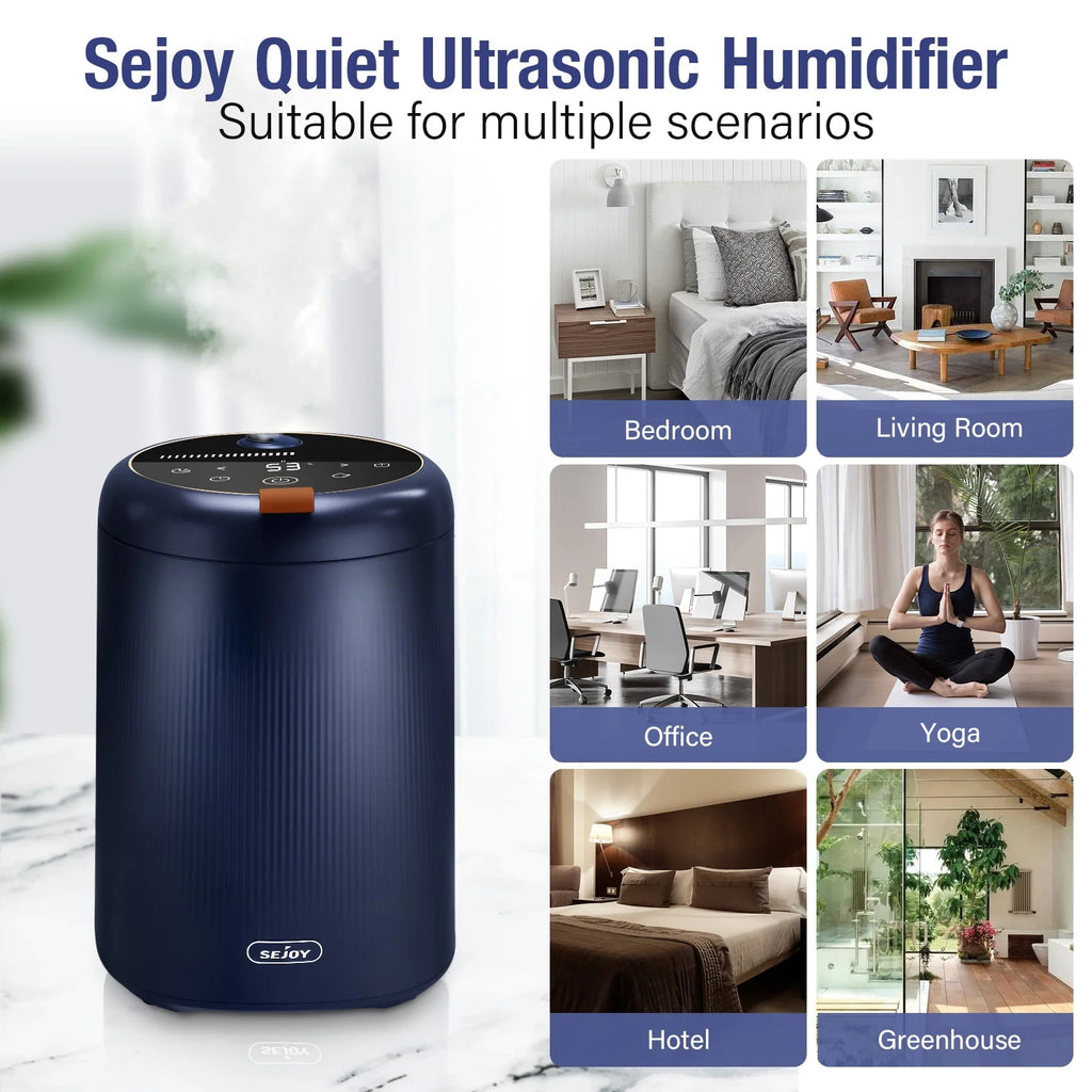 4L Top Fill Ultrasonic Cool and Warm Mist Humidifier E6734