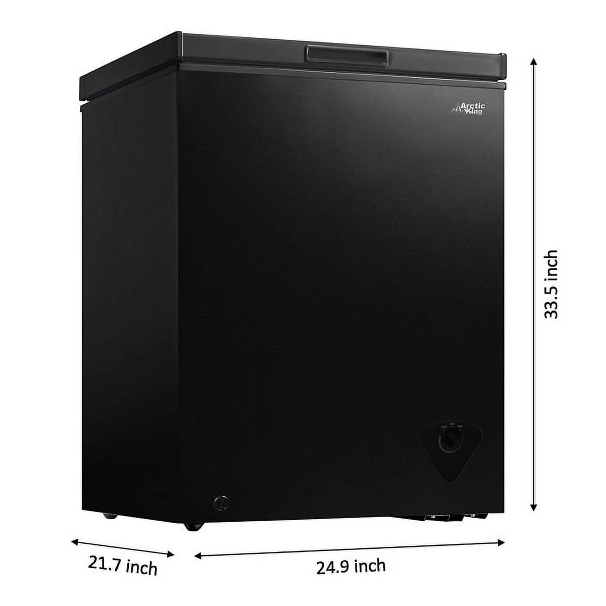 5 cu.ft Chest Freezer Black D476