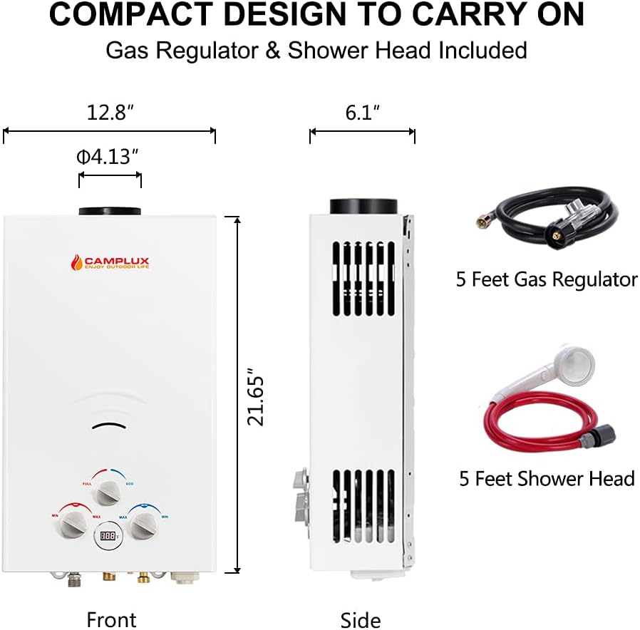 2.64 GPM Propane Tankless Water Heater P584