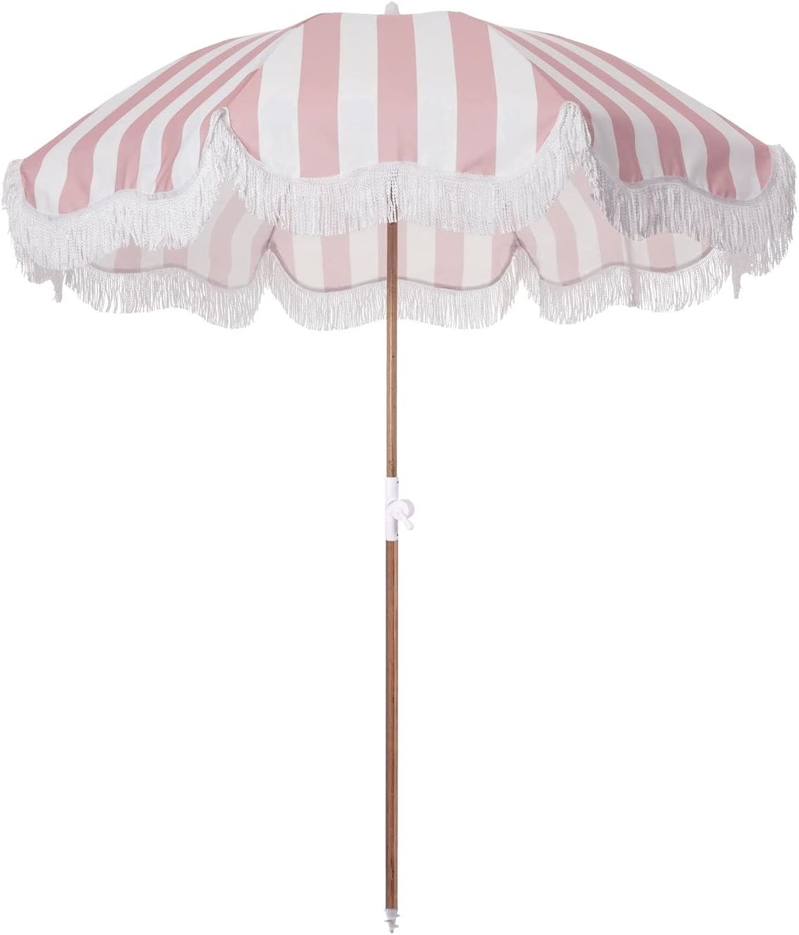 Navy Crew Stripe Holiday Umbrella H320