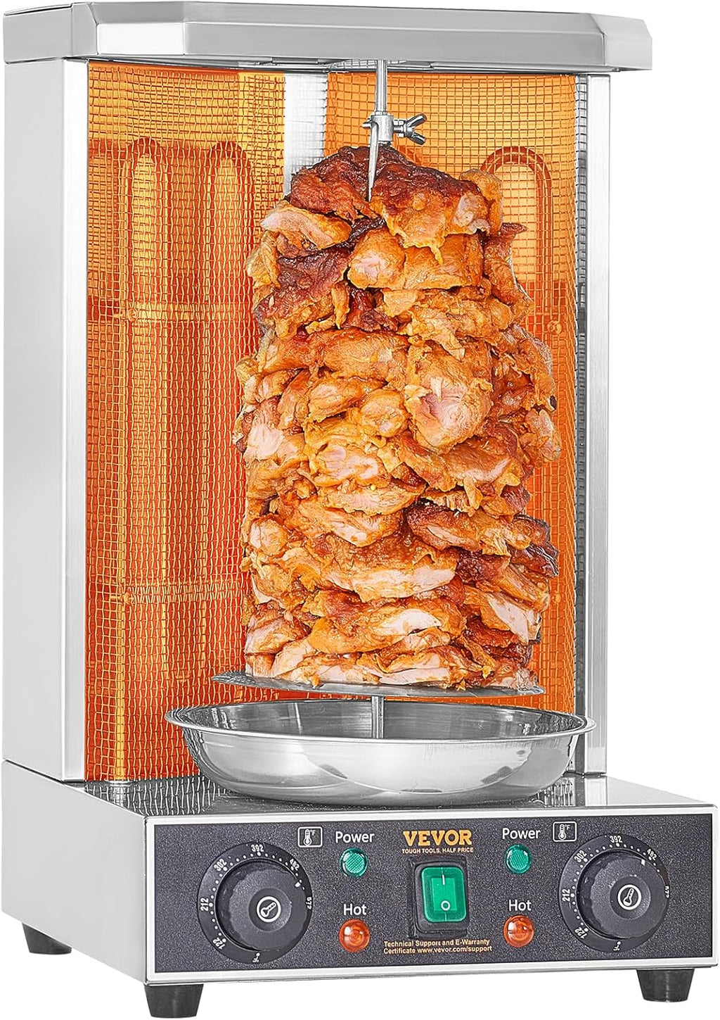 13 lbs Capacity Electric Vertical Broiler Shawarma Grill Machine T927