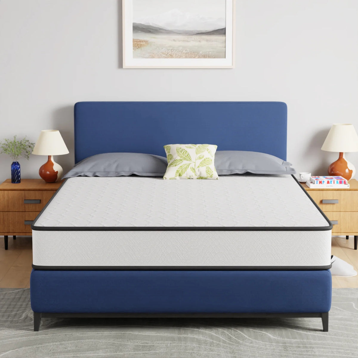 8 Inch Medium Firm Spring Full Size Mattress Z607561