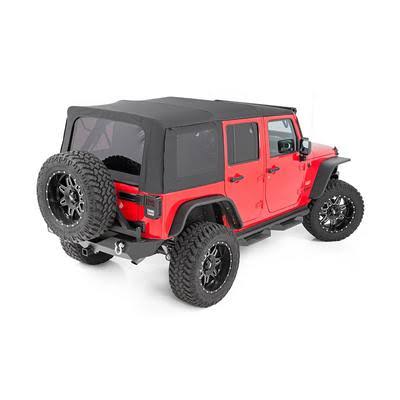 Black Soft Top for 4 Door Jeep JK Wrangler Q24155