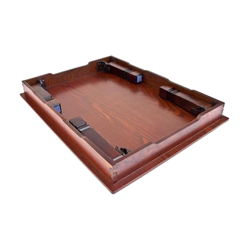 Brown Low Wood Table (45x33x21cm) Y97239